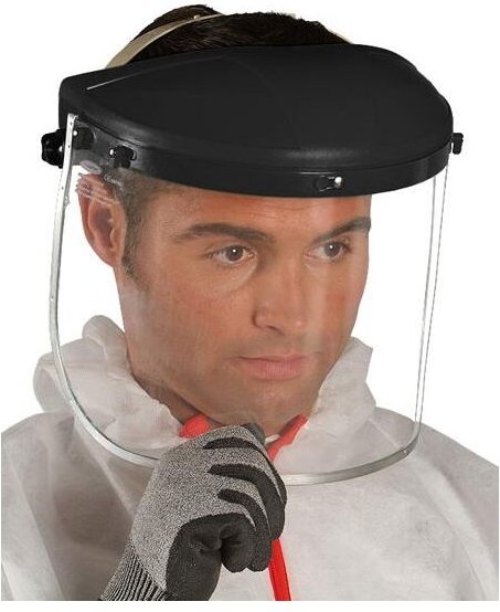 Gesichtsschutz mit Klappvisier