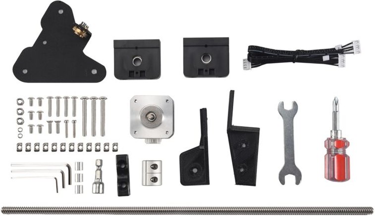 Für 3 Dual Z Achsen Upgrade Kit mit Gewinde Spindel Schritt Motor, 3D Drucker zubehör teile für