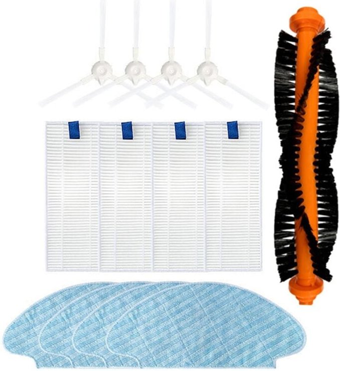 Für VC705R Teile Wichtigsten Seite Pinsel Filter Mopp Tuch