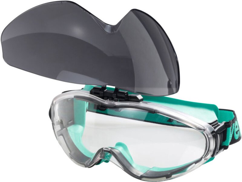Uvex - Schweißer-Vollsicht-Schutzbrille ultrasonic flip-up, Schutzstufe: 5
