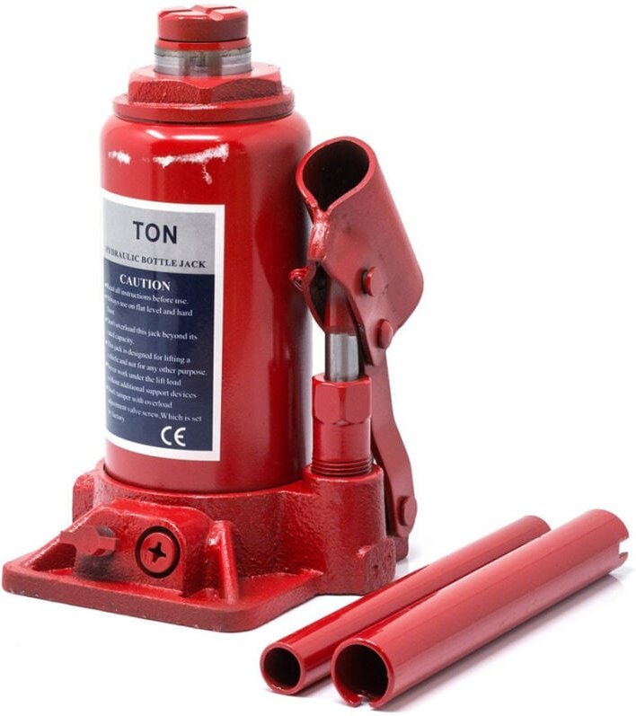 Trade Shop Traesio - Trade Shop - wagenheber hydraulischer flaschenheber 6 tonnen manueller wagenheber -