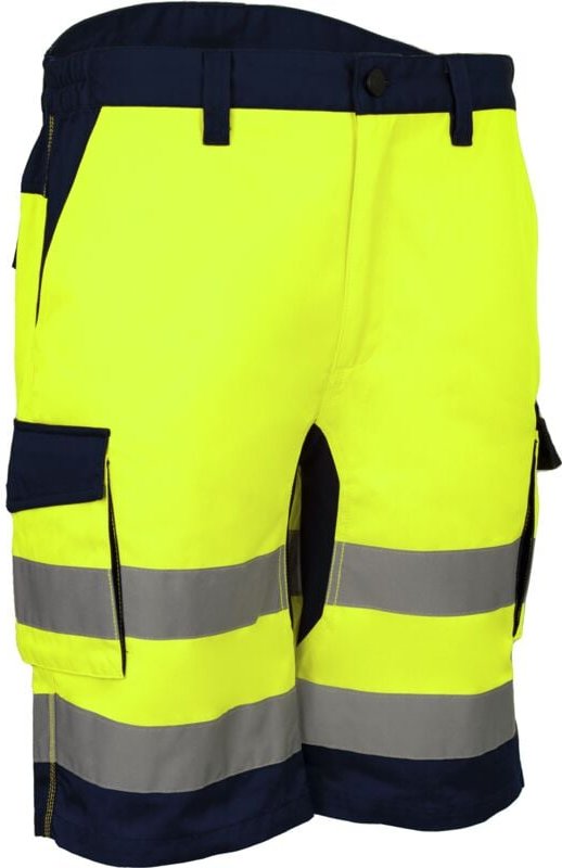 Arbeits-Bermuda HIBANA - Gelb/Blau M - DE (42/44)