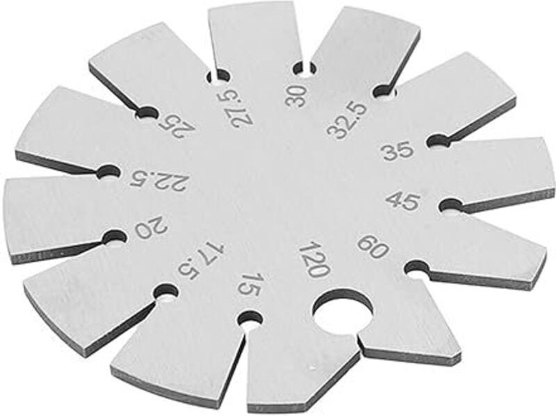 Winkelmesser aus Edelstahl, 15–120 Grad, Schrägwinkelmesser, verstellbares Mehrwinkel-Messwerkzeug für Holzbearbeitungsm...