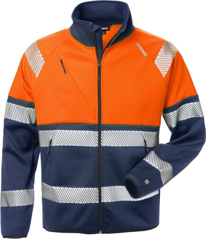 Fristads 129509-271-M High Vis Sweatjacke, Kl. 1 4517 SSL - Reißverschluss bis z