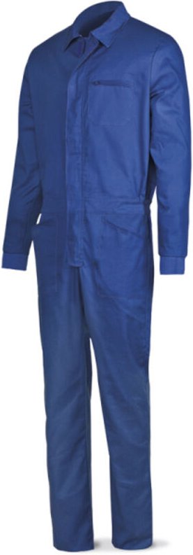 Blauer Tergal-Overall, Größe 60 388-BT