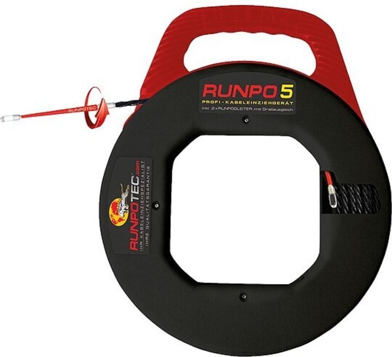 Kabeleinziehgerät RUNPOTEC RUNPO 5, verdrillt - Länge 20 m