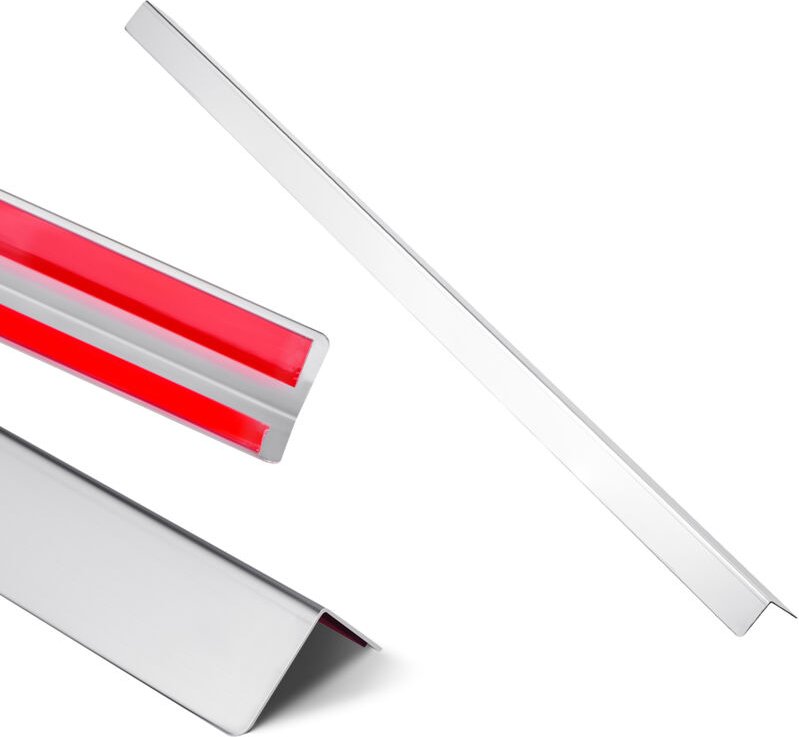 Mophorn Kantenschutz für Wand, 38 x 38 x 1217 mm, 10er-Pack Winkelprofil, Eckenschutz aus Edelstahl, Wandschutz mit 3 m ...