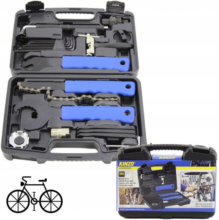 Fahrrad-Werkzeugset 20-teilig - Kinzo
