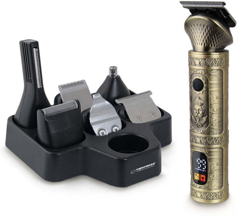 Kabelloser haarschneider 7 in 1 trimmer mit lcd display