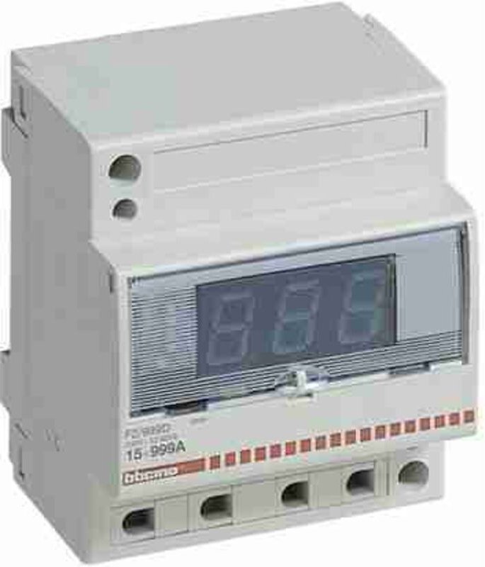 BTIF3VA Digitales Voltmeter/Amperemeter für DIN35-Schiene