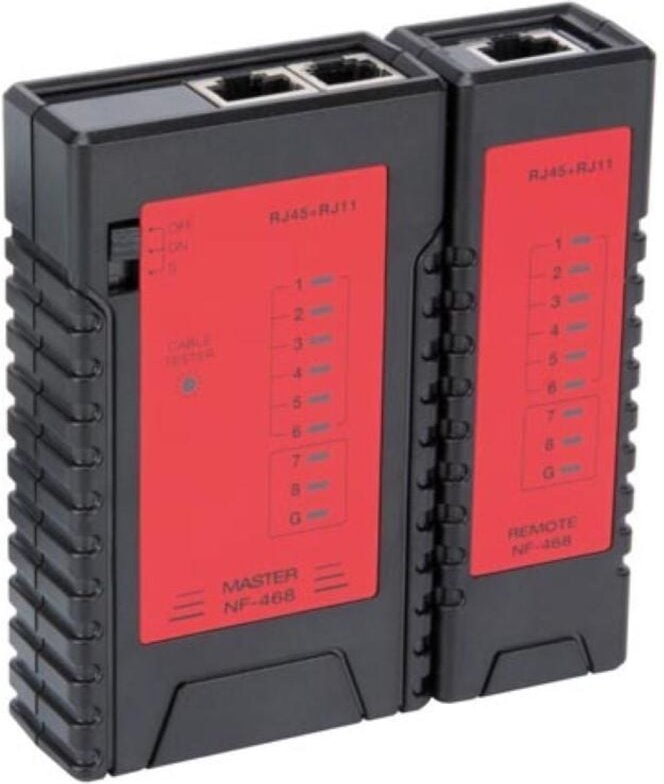 Lan-Tester Für 8p8c (Rj45), 6p6c (Rj12), 6p2c (Rj11), 4p4c (Rj10)