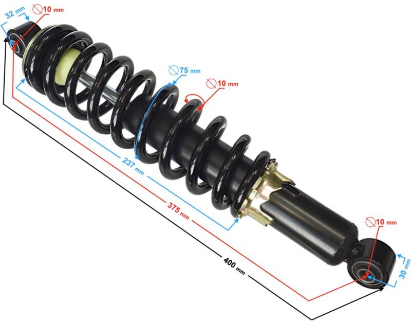 Hinterer Stoßdämpfer für Hisun Tactic 550