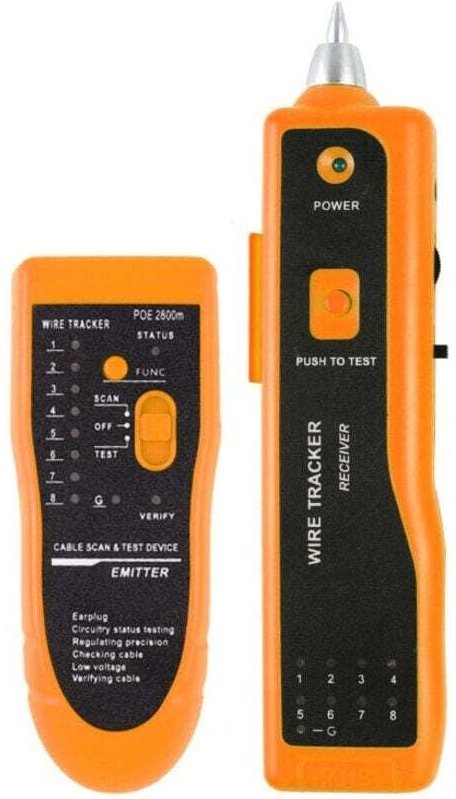 RJ11 RJ45 Cat5 Cat6 Telefonkabel-Tracker Toner Tracer Ethernet Netzwerk LAN Kabeltester Leitungsdetektor