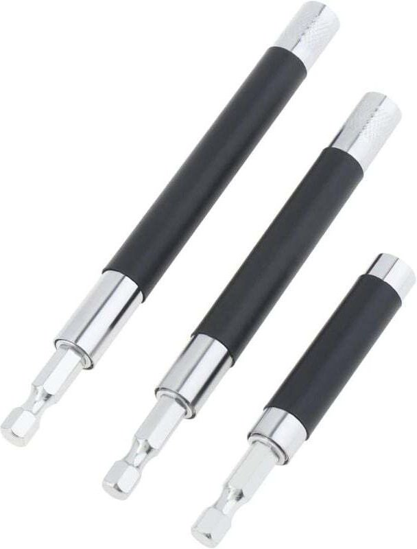 Adaptateur de tige d'extension pour porte-embout de tournevis magnétique rétractable monobloc et adaptateur de tige de g...