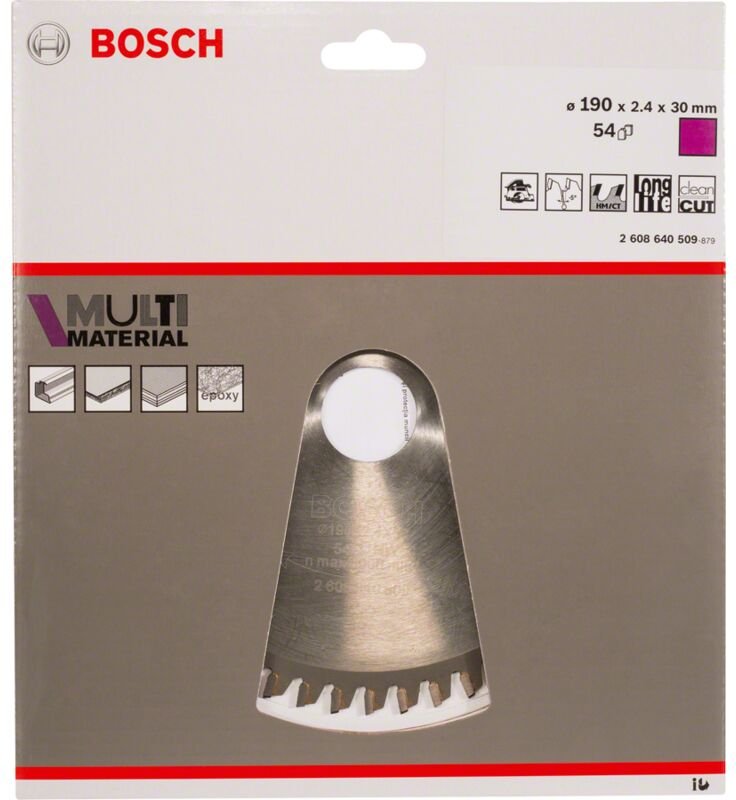 Professional Kreissägeblatt mm mu h 190x30-54 (2608640509) - Bosch