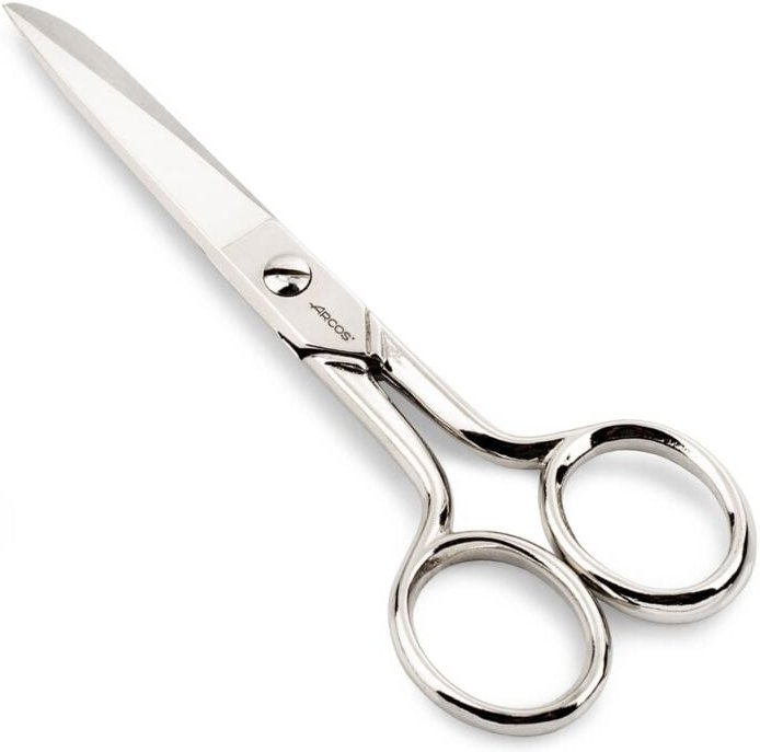 Castellana Nähschere Arcos 502200 aus Schmiedestahl und mango 5' - 127 mm vernickelt in Blisterpackungen