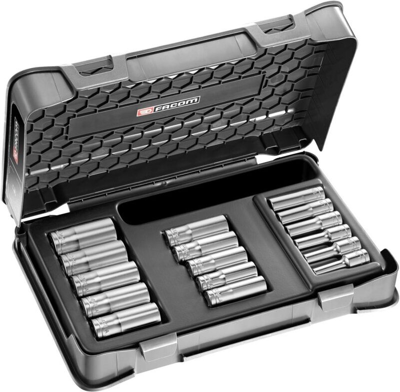 FACOM Steckschlüssel-Set 3/8 6-Kant 16-tlg.