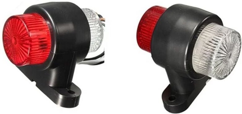 LKW-Seitenmarkierungsleuchten, 24 v, 12 v, Anhänger-Umrissleuchte, Umrissleuchten, Rücklichtbaugruppe für Volvo Scania, ...