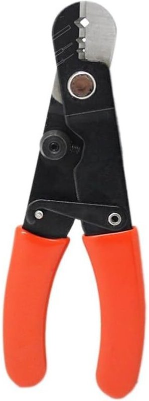 CCYKXA Stück dreistufiger Glasfaser-Abisolierer, 3-Loch-Multifunktionswerkzeug für Glasfasernetzwerke, 3-in-1, einfach z...