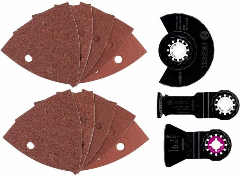 Bosch - 13tlg. Universal-Schleifblätter-Set 2608661694 gop Multimaster Starlock