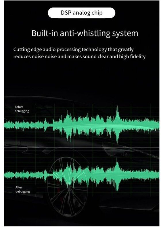 Auto Square 9-Band-Grafik-Equalizer Digital Car Audio ADL-EQ9 Vollserien-Autoverstärker-Equalizer + Einstellbarer Filter