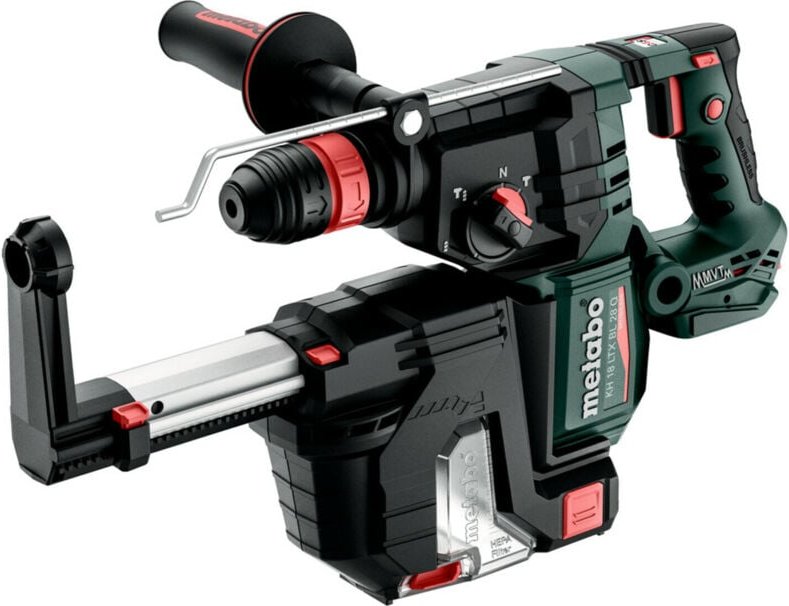 Metabo - Akku-Kombihammer kh 18 ltx 28 bl q Set isa, incl. Staubabsaugung, Zubehör x xl