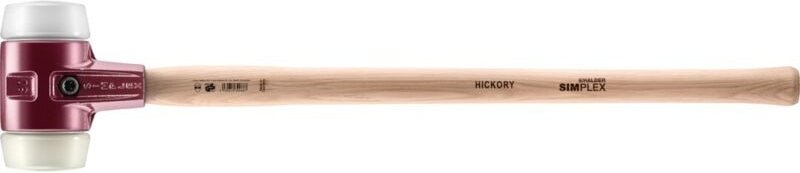 SIMPLEX-Vorschlaghammer, Superplastik / Nylon mit Tempergussgehäuse und Hickorystiel D=80 mm 3078.081