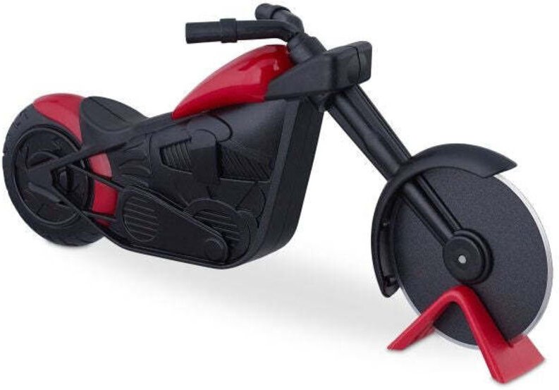 Motorrad mit pizzaschneider 8