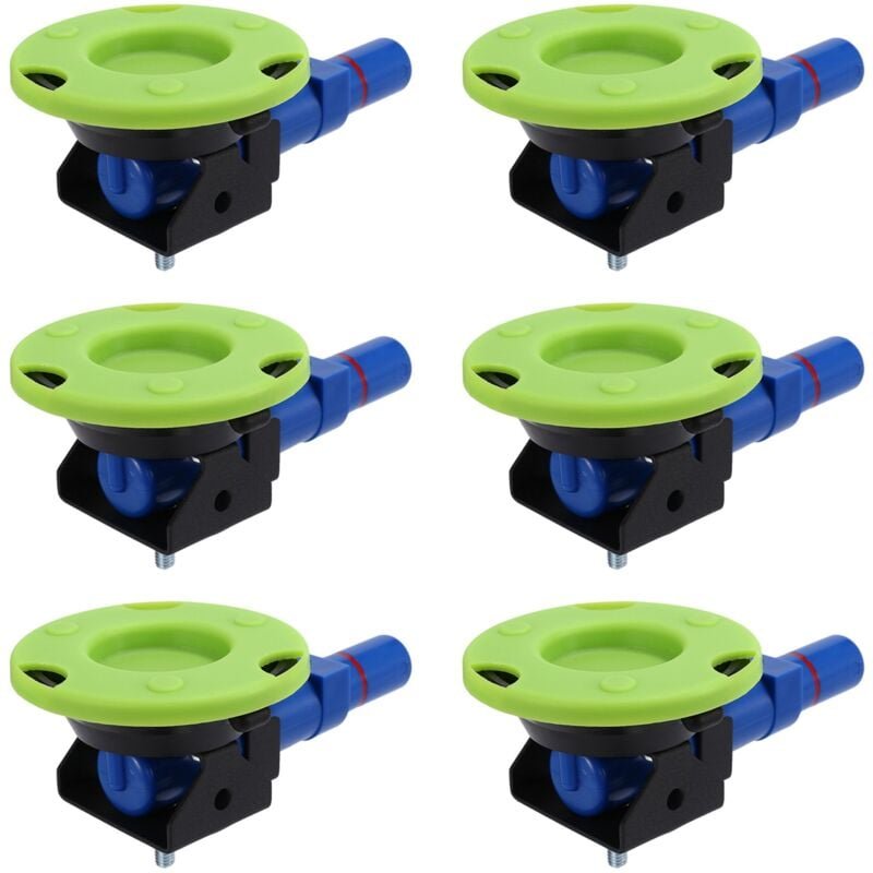 6Stück 3 Konkaver Vakuum Becher 75 mm Hoch Leistungs Hand Pumpen Saug Napf mit M6 Gewinde Bolzen