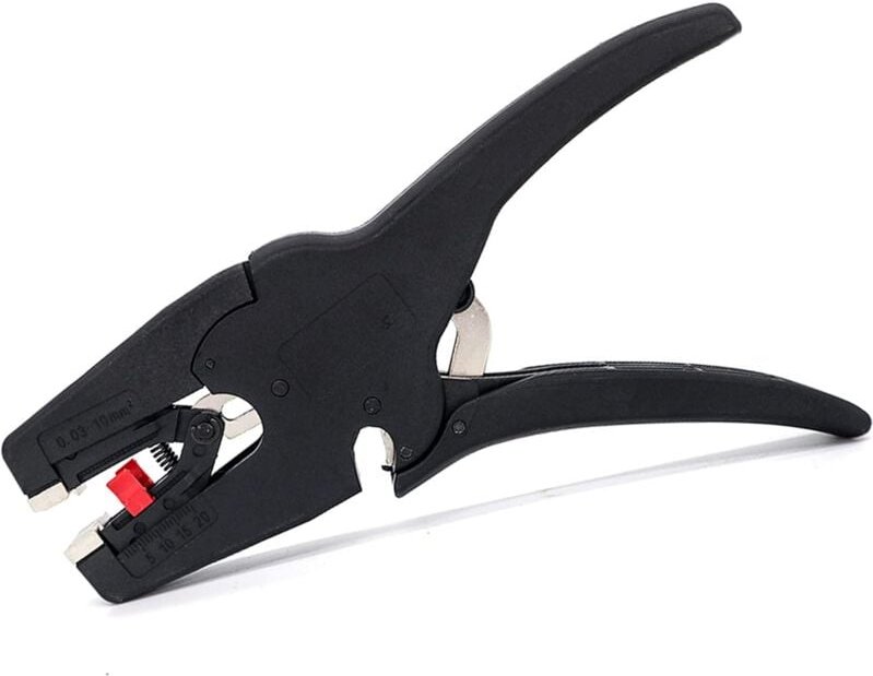 Dolaso - 2-in-1-Multifunktions-Abisolierzange, automatische Abisolier- und Crimpzange, professionelle Abisolierzange – 0...
