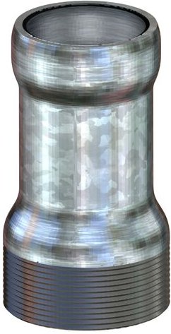 Buderus - loro-x Anschluss-Stück ag dn 40x2 mit Steckmuffenverbindung