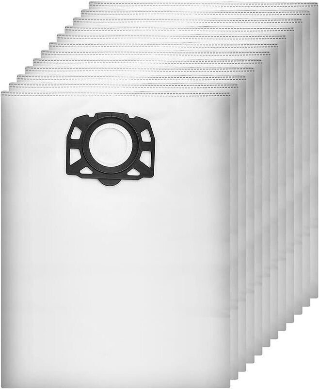 12 Pack Filter Taschen Staubsauger Taschen für Karcher WD4 WD5 WD6 MV4 MV5 MV6, Ersatz Teile Zubehör Kit npterbl