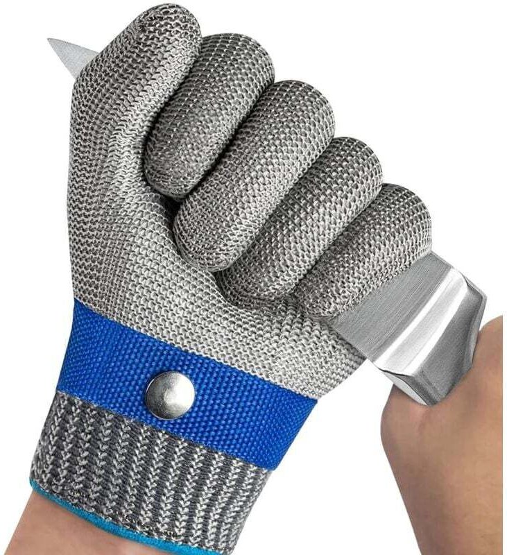 Schnittfeste Handschuhe, Hochleistungs-Arbeitshandschuhe, Schutzstufe 5, Küchenhandschuhe zum Schneiden von Fleisch, Fil...