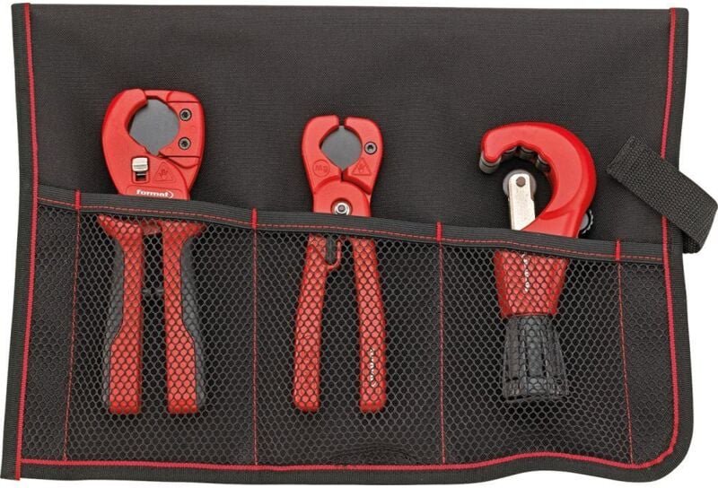 FORMAT Rohrabschneidersatz 3 teilig in Rolltasche