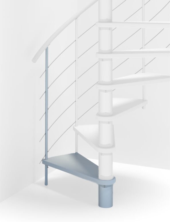 Minka Höhenerweiterung für Venezia Smart 160cm Durchmesser Weiß Weiß