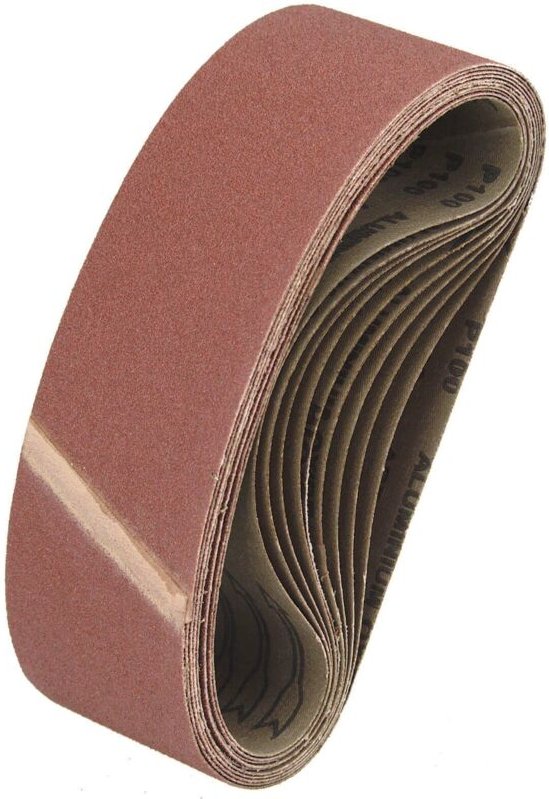 10 Gewebe Schleifbänder Bänder Korn 60 in 75x533mm