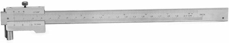 0–200 mm Messschieber, Parallelanreißlehre aus Edelstahl zum Messen und Anreißen verschiedener Bearbeitungsarten (0–200 ...