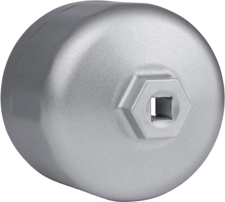 Tlily - Aluminium Patronen ÖLfilter SchlüSsel Filter GehäUse Kappe 86 Mm für (Silber)