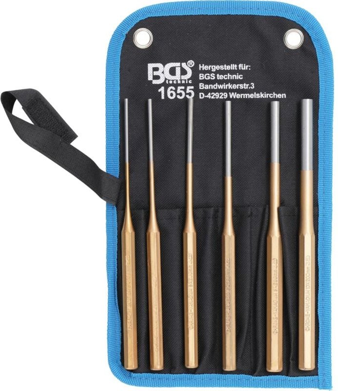 Splintentreiber-Satz 200 mm 3 - 10 mm 6-tlg.