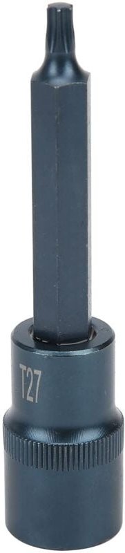 Hochpräziser Torx-Schraubendreherbit aus Sicherheitslegierungsstahl für Handwerkzeugschlüssel 100xT27