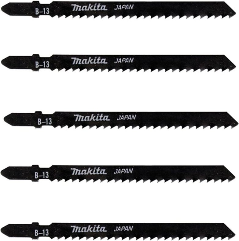 Makita Stichsägeblatt B-12 5er Pack Stichsäge Holz Furnier Kunststoff A-85640
