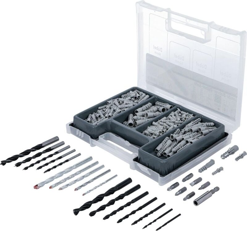 Kombi-Bohrer-Dübel-Satz 300-tlg.