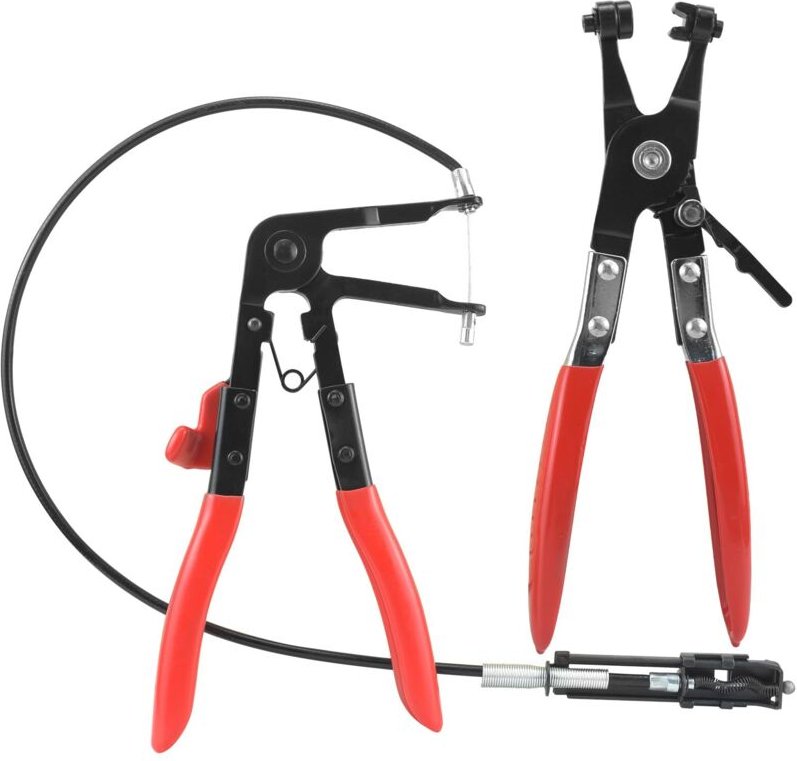 2 Stück Schlauchklemmenzange, Schlauchklemmenzange, Auspuffklemmenzange, selbstspannende Schlauchklemme, flexible Autoza...