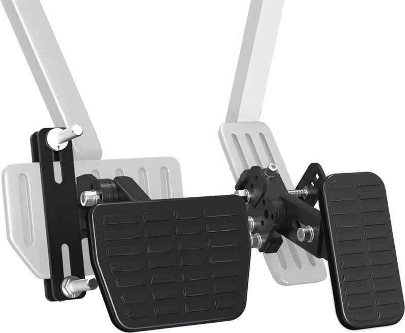 Geeignet als Pedalverlängerung für Brems- und Gaspedale, Gaspedalverlängerung mit einstellbarer Länge und Winkel für kür...