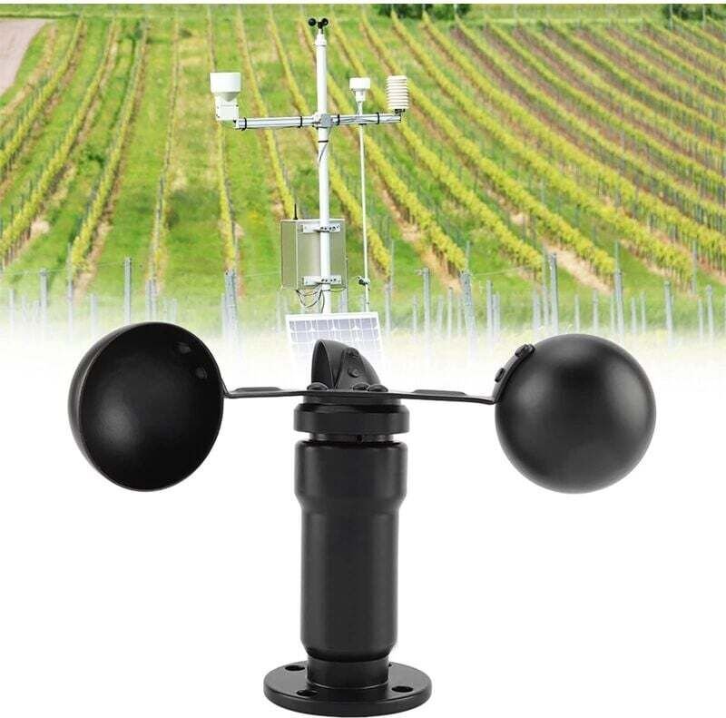 Windgeschwindigkeitsmesser, Windmessgerät, Windsensor, Windgeschwindigkeitsanemometer, Wetterstation für Zuhause