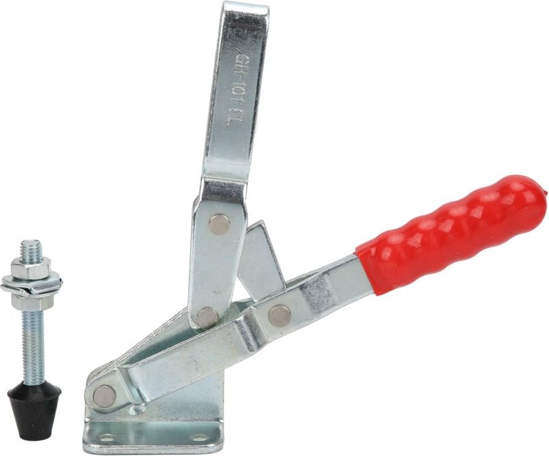 GH-101-EL Kniehebelklemme, manuelle Schnellspannklemme, Befestigungsmaterial, geeignet für Holzbearbeitungstische, Sägep...