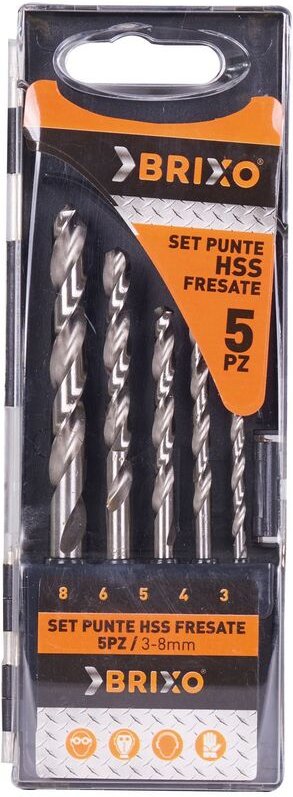 5 Sets für HSS -Trinken in neuem Stahl für Brixo Tassellator Traphy