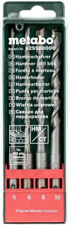 Hammerbohrer-Set SDS-plus-Kassette sp 4-teilig - Metabo
