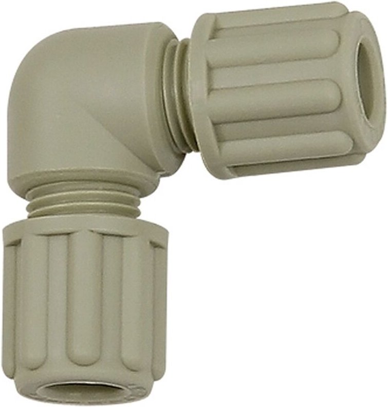 Riegler Winkel-Schlauchverbindung, für Schlauch 8/10 mm, PP