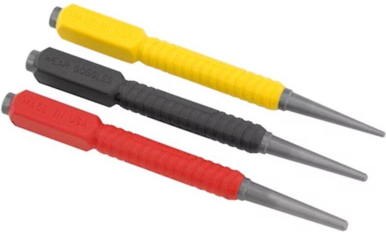 0-58-930 Dynagrip Nageltreiber-Set aus Chromstahl, 3-teilig - Stanley